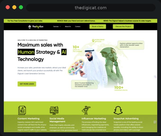 TheDigiCat website